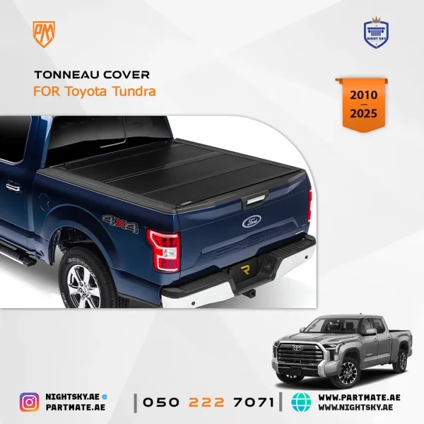 Toyota Tundra Trifold PM Tonneau Cover (2010–2025) – Heavy-Duty Folding Bed Cover - Image 3