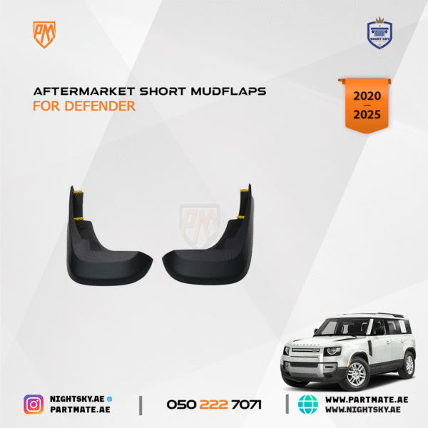 Range Rover Defender Aftermarket Short Mudflaps – VPLEP0390/VPLEP0389 (2020–2025) - Image 4
