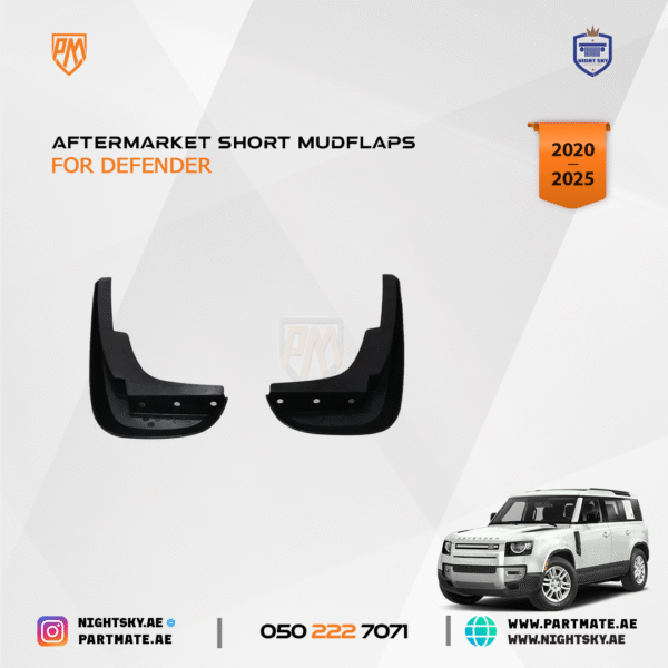 Range Rover Defender Aftermarket Short Mudflaps – VPLEP0390/VPLEP0389 (2020–2025) - Image 5
