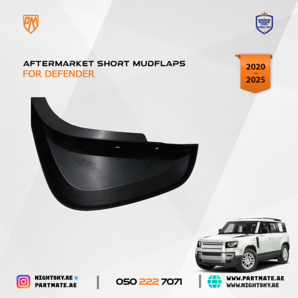 Range Rover Defender Aftermarket Short Mudflaps – VPLEP0390/VPLEP0389 (2020–2025) - Image 6