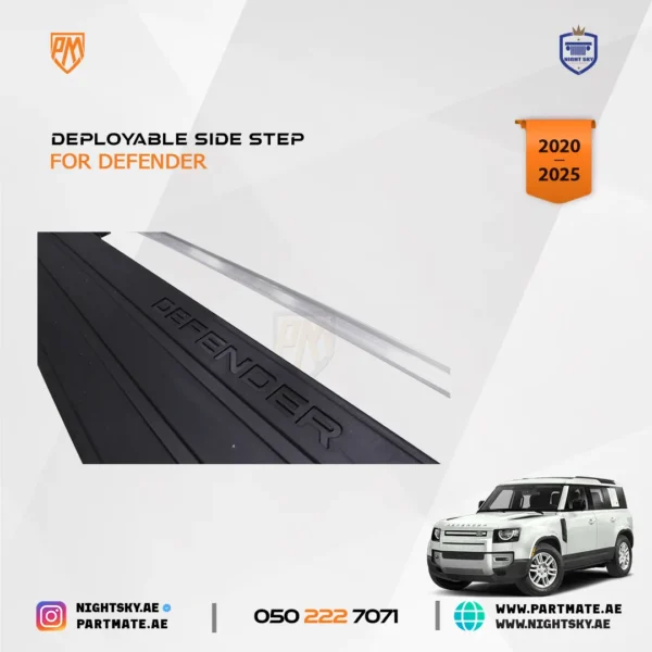 Range Rover Defender Deployable Side Step – VPLEP0394/VPLEP0393 (2020‑2025) - Image 3