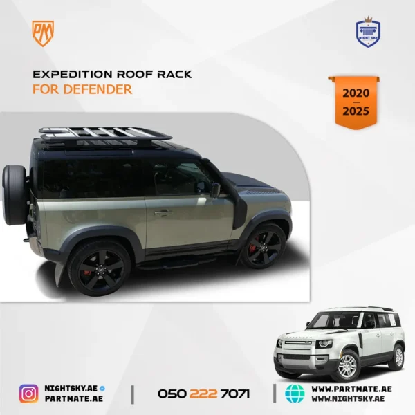 Range Rover Defender Expedition Roof Rack – VPLER0180 (2020–2025) - Image 5