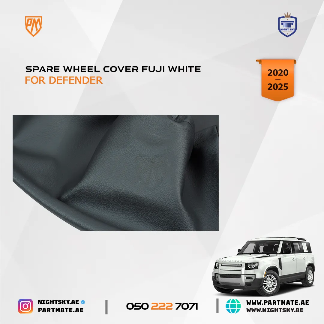 Range Rover Defender Spare Wheel Cover – VPLEW0143 Fuji White (2020–2025) - Image 4
