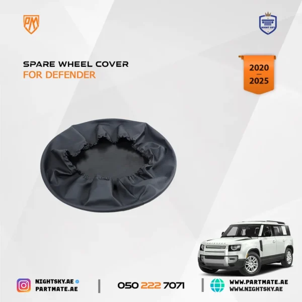 Range Rover Defender Spare Wheel Cover – VPLEW0157 Gloss Black (2020–2025) - Image 4