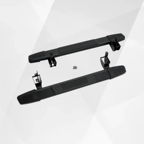 2022 GMC Sierra 2500 Assist Steps – Regular Cab, Black 6-Inch Rectangular Running Boards
