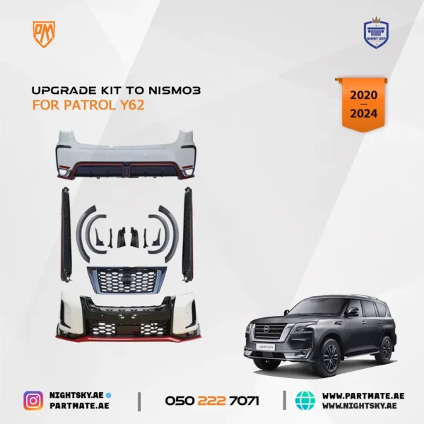 Nismo-Style Body Kit for Nissan Patrol Y62 (2020 FTC Upgrade) - Image 2