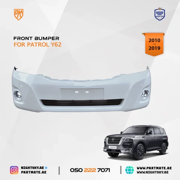 Front Bumper Conversion Kit for Nissan Patrol Y62 / Infiniti (2010–2019) - Image 2