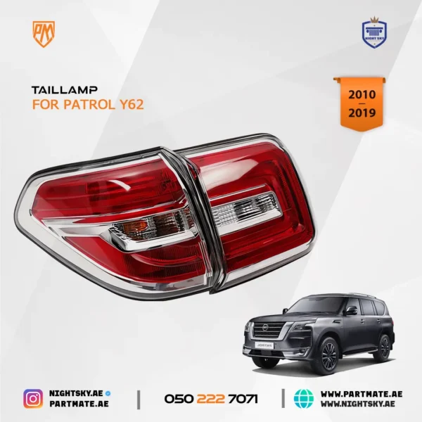 Patrol Y62 LED Tail Lights Rear Assembly (2010–2019) - Image 3