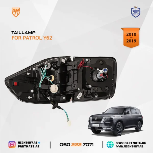 Patrol Y62 LED Tail Lights Rear Assembly (2010–2019) - Image 4