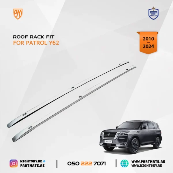 Patrol Y62 Roof Side Rails (2017–2021) - Image 2