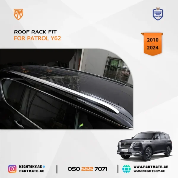 Patrol Y62 Roof Side Rails (2017–2021) - Image 3