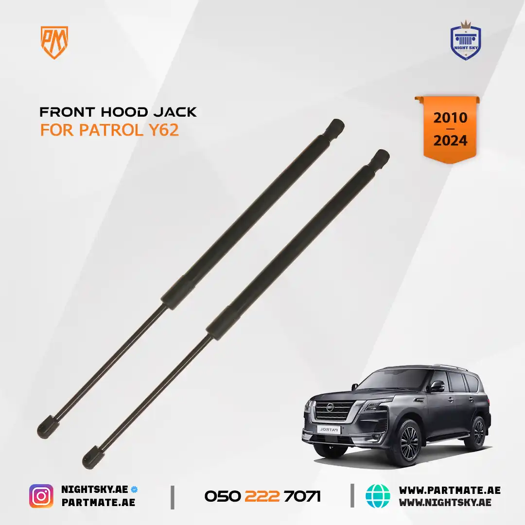 Nissan Armada Y62 Hood Struts (2017–2024) – Front Lift Supports Gas Spring 2PCS - Image 3