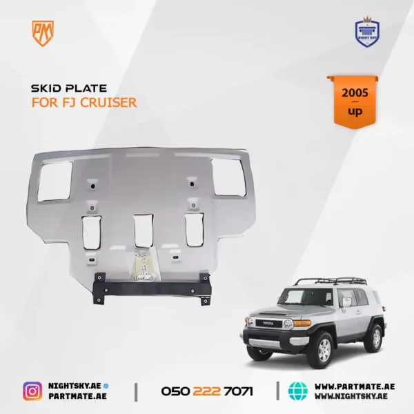 4x4 Off-Road Aluminum Car Engine Guard Skid Plate for FJ Cruiser - Image 3