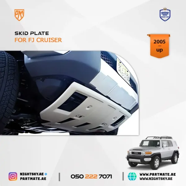4x4 Off-Road Aluminum Car Engine Guard Skid Plate for FJ Cruiser - Image 2