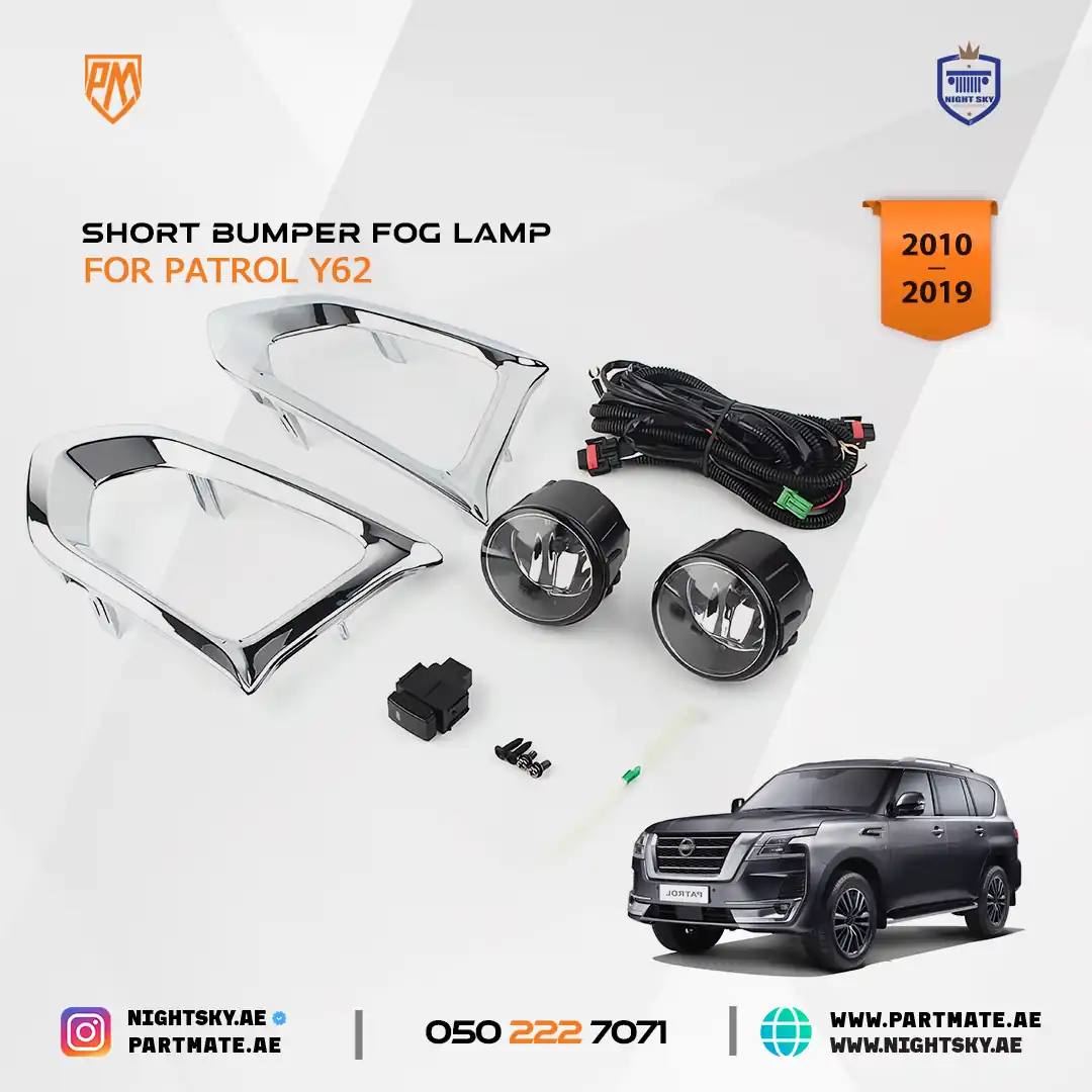 Fog Lights for Nissan Patrol Y62 (2016–2018) – 1 Pair Driving Lamp Assembly - Image 3