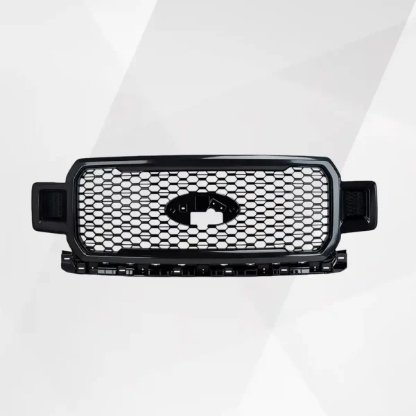 Ford F-150 Front Bumper Grille (2018–2020) – Shadow Black Assembly