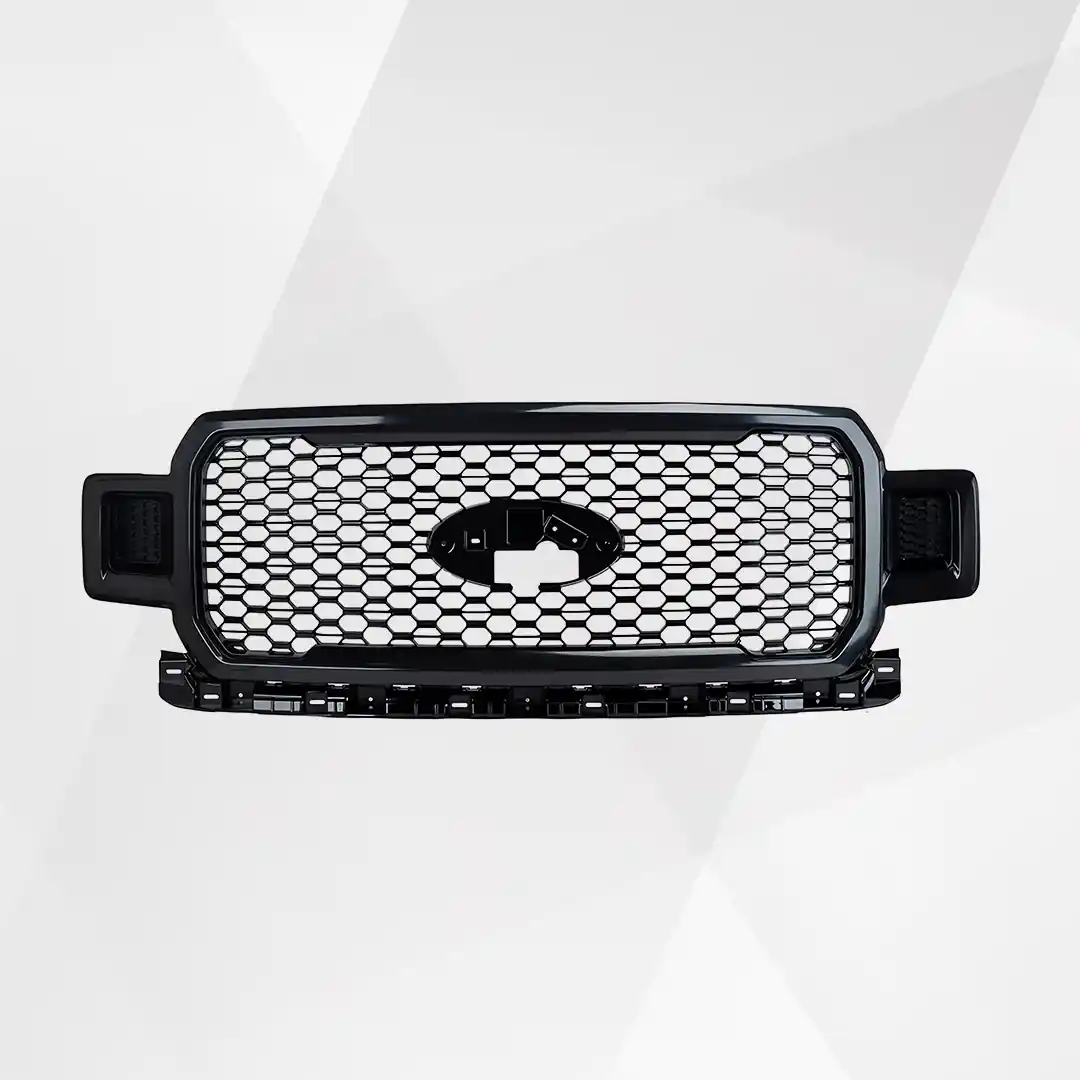 Ford F-150 Front Bumper Grille (2018–2020) – Shadow Black Assembly