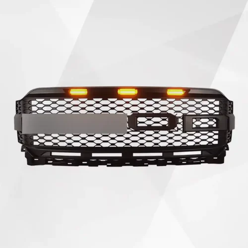 Ford F-150 Front Grille (2021–2022) – Raptor Style w Lights