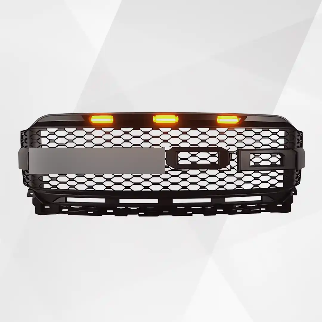 Ford F-150 Front Grille (2021–2022) – Raptor Style w Lights