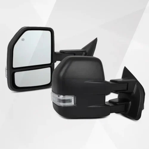 Ford F-150 Tow Mirrors (2015–2020) – Power Heated w Turn Signal & Temp Sensor Pair