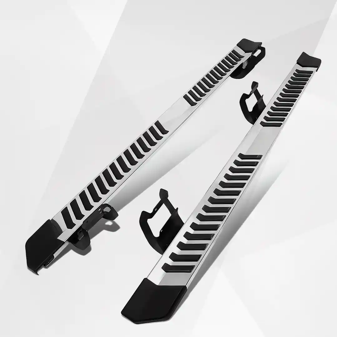 Ford F-150 Super Duty Crew Cab Running Boards (2015–2020) – 6 Stainless Steel Step Bars Pair