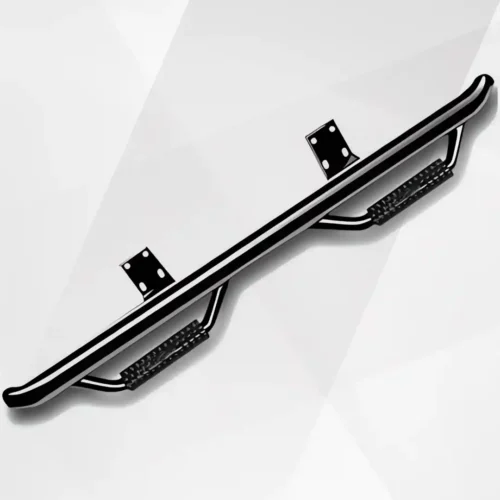 N-Fab Cab-Length Nerf Steps C1475CC – Black Side Bars for Trucks/SUVs