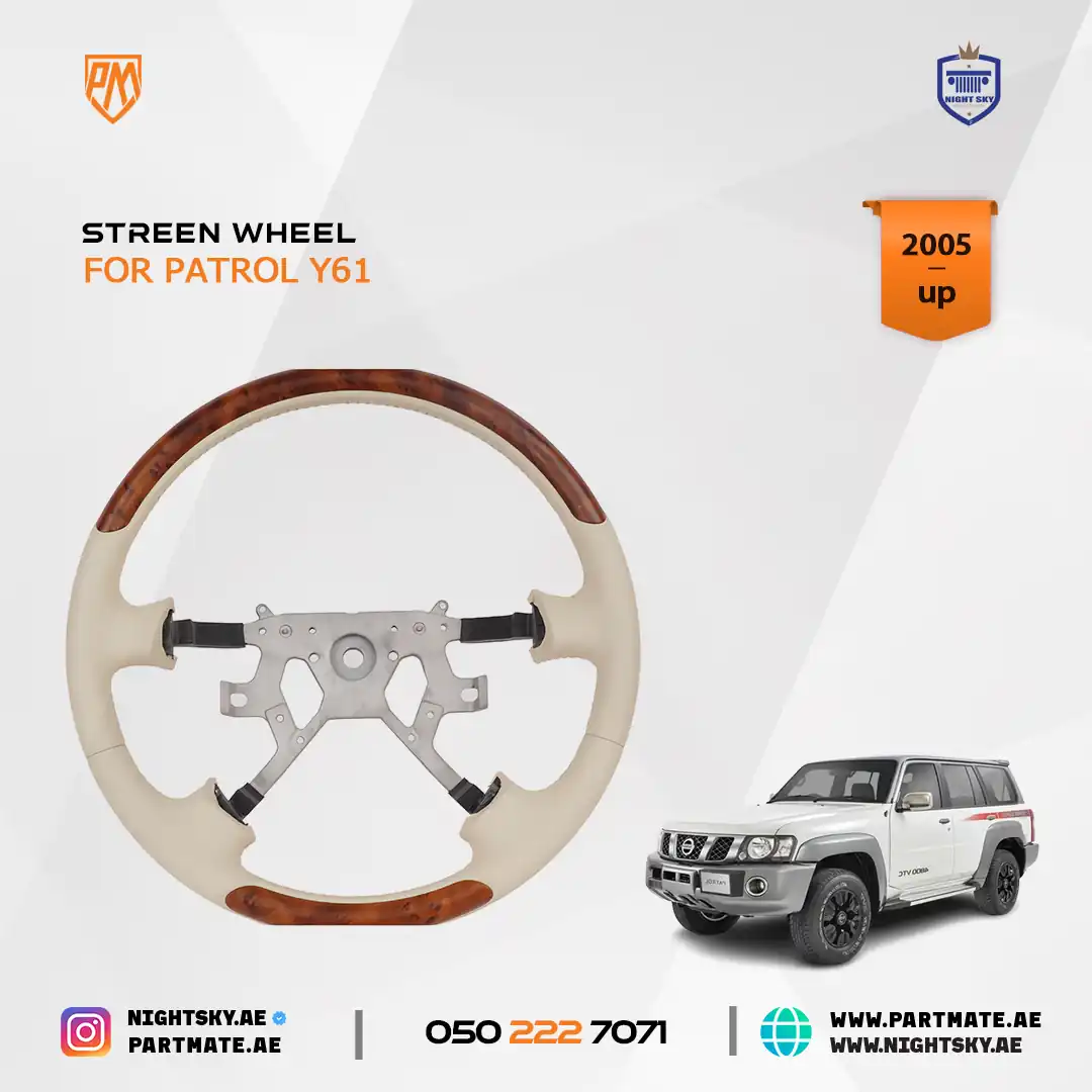 Steering Wheel For Nissan Y61 Patrol VTC - Image 2