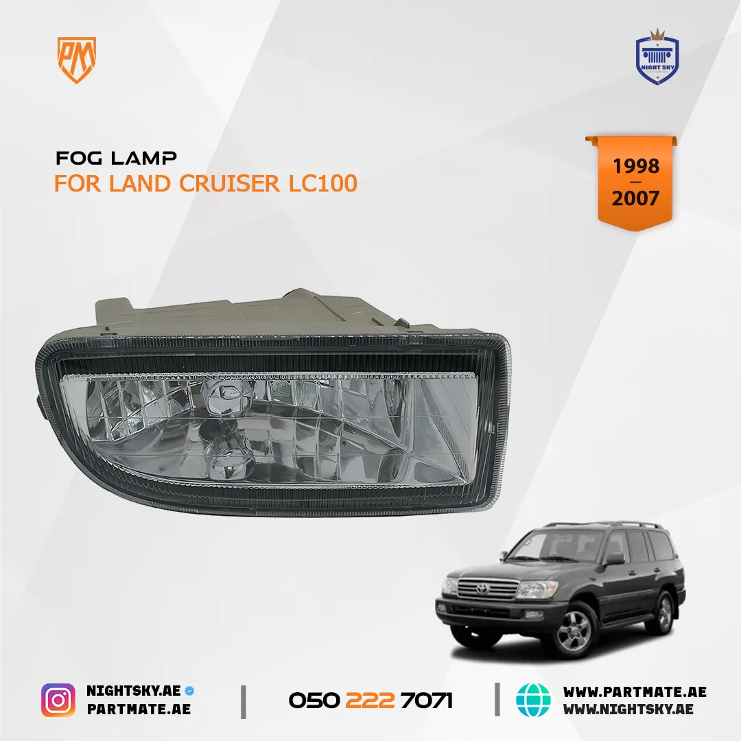 Toyota Land Cruiser LC100 Fog Lights (1998–2007) – Lamp Assembly Pair - Image 3