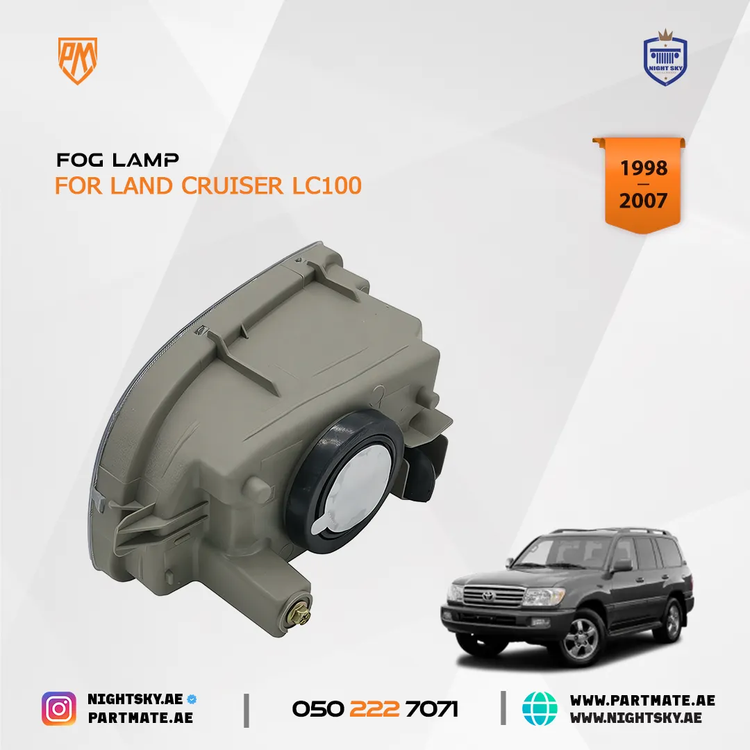 Toyota Land Cruiser LC100 Fog Lights (1998–2007) – Lamp Assembly Pair - Image 4