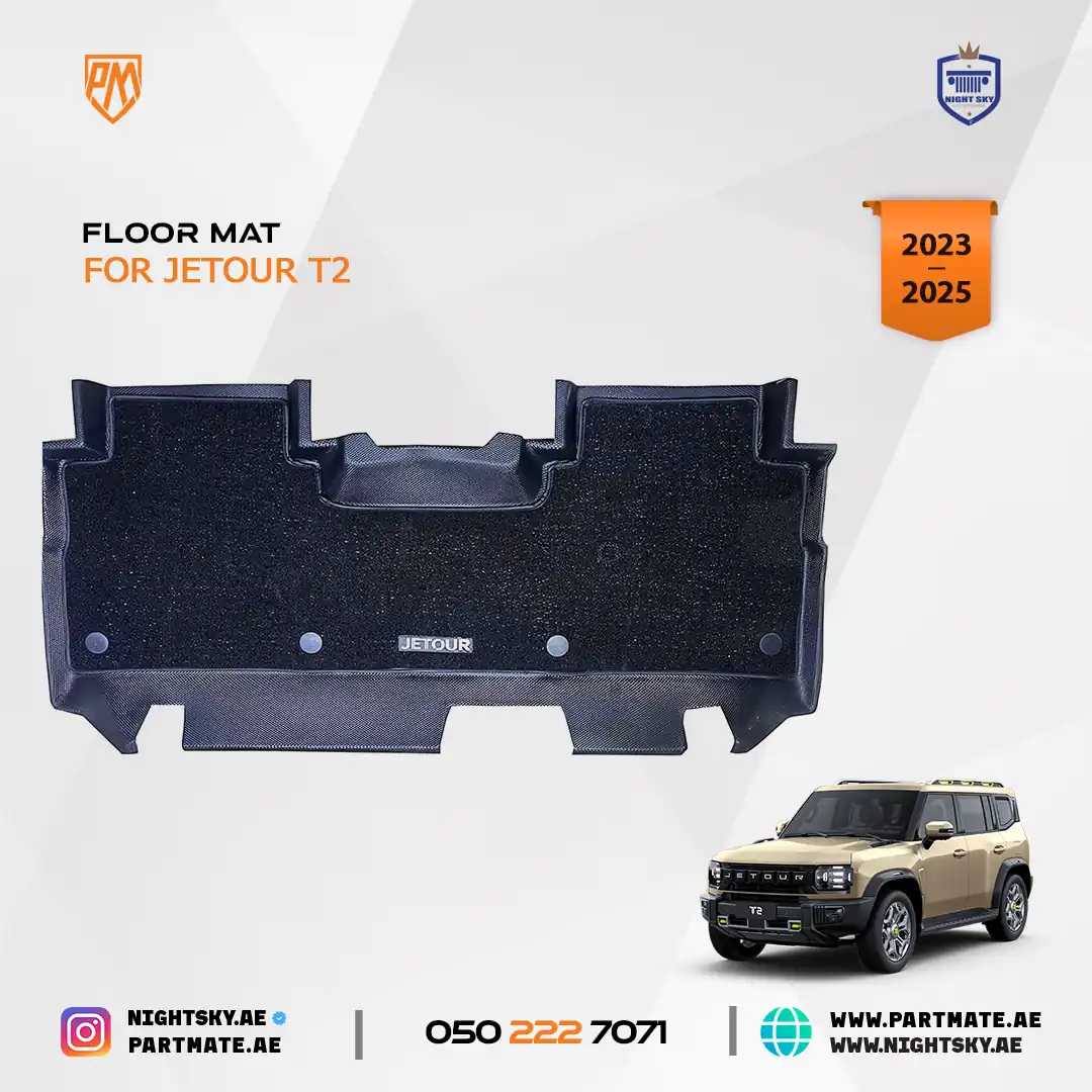 TPE All-Weather Floor Mats for Jetour T2 (2024–2025) – 5 Seats Waterproof Interior Protectors - Image 5