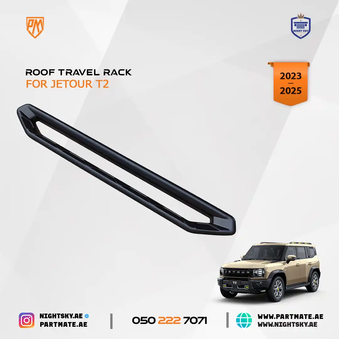 Jetour T2 Roof Travel Rack – Heavy-Duty Luggage & Gear Carrier (2023–2025) - Image 3