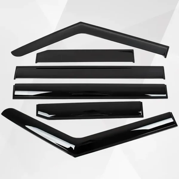 Jetour T2 Window Visors & Rain Guards (2023–2025) – 6PCS Durable Out-Channel Deflectors