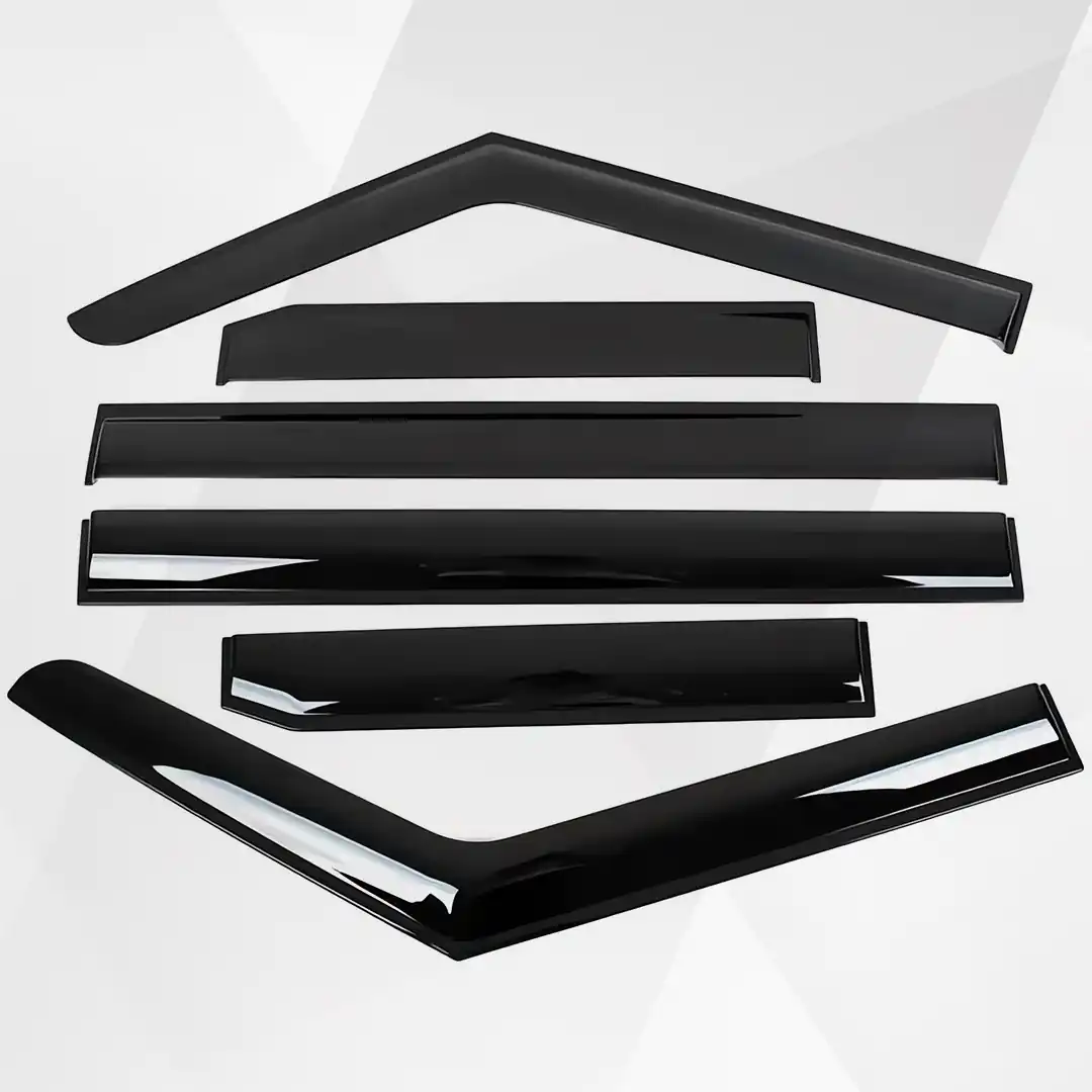 Jetour T2 Window Visors & Rain Guards (2023–2025) – 6PCS Durable Out-Channel Deflectors