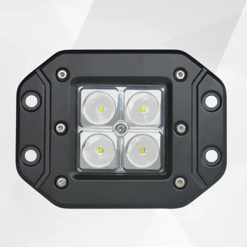4-Inch Square LED Fog Lamp – Universal Heavy-Duty Off-Road Light