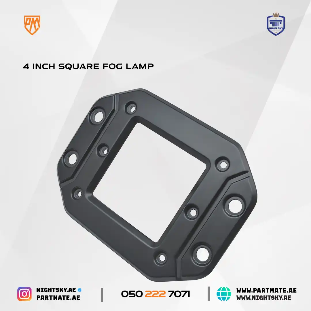 4-Inch Square LED Fog Lamp – Universal Heavy-Duty Off-Road Light - Image 6