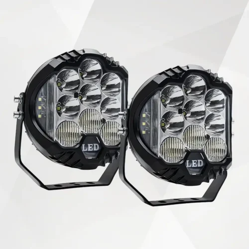 7-Inch White LED Off-Road Driving Lights – Ultra Long-Range Spot Beam