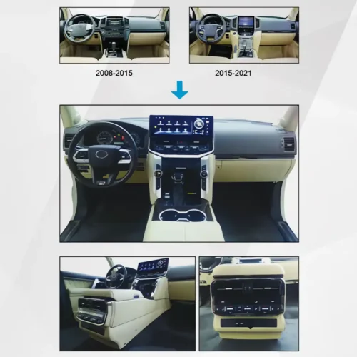 Toyota Land Cruiser LC200 to LC300 Interior Upgrade Kit – 2024 Conversion
