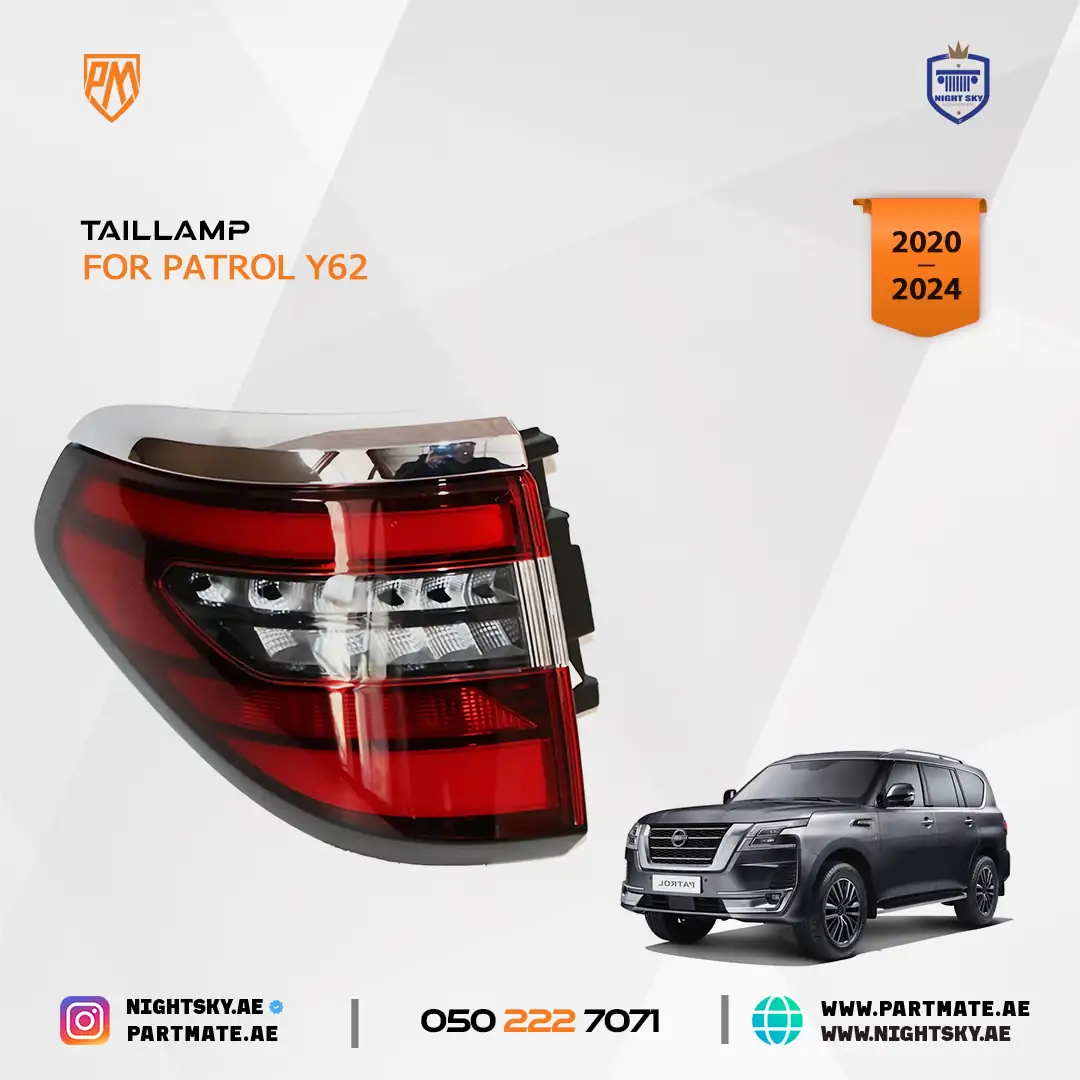 Nissan Patrol Y62 2020-2024 LED Tail Lights OE Style Dynamic Signal - Image 3