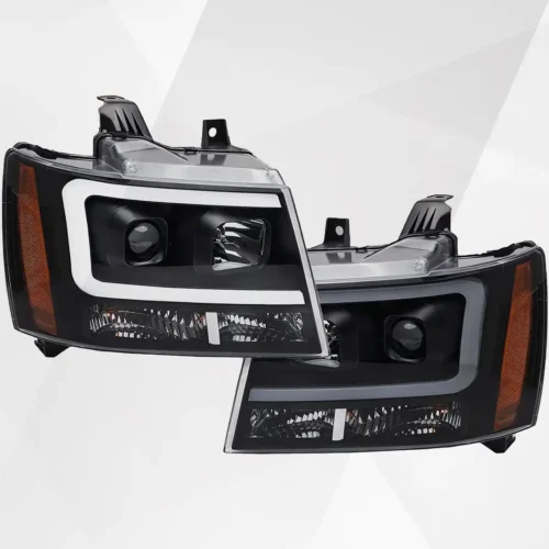 Chevrolet Avalanche Suburban Tahoe 2007-2014 Halogen Headlight Assembly Pair