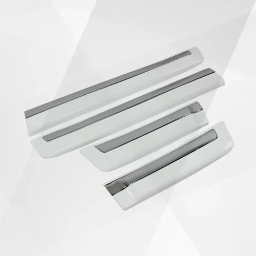 Toyota Land Cruiser LC200 2012-2015 Side Door Body Molding Chrome White