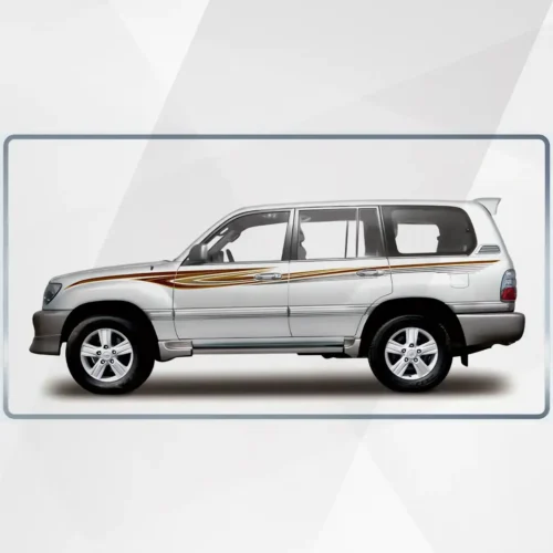 Toyota Land Cruiser 2007 GXR Sticker Decal Set