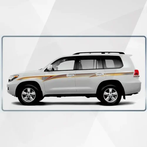 Toyota Land Cruiser 2010 GXR Sticker Decal Set