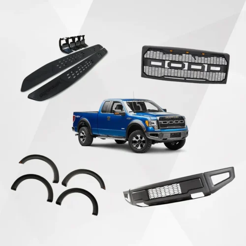 Ford F-150 4 Door 2009-2014 Raptor Style Body Kit Set