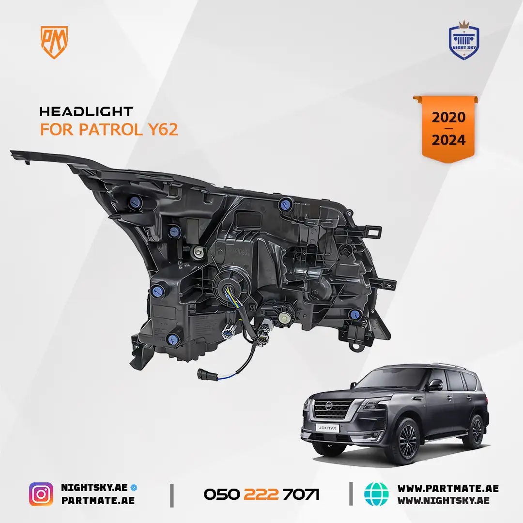 Nissan Patrol Y62 2020-2024 Front Headlights Assembly - Image 5