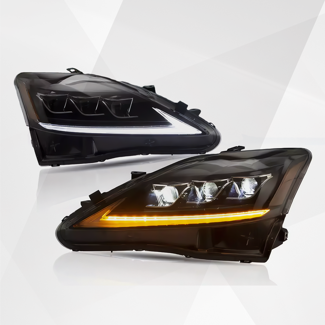 Lexus IS250 IS350 IS300 2006-2013 Vland Headlights Sequential