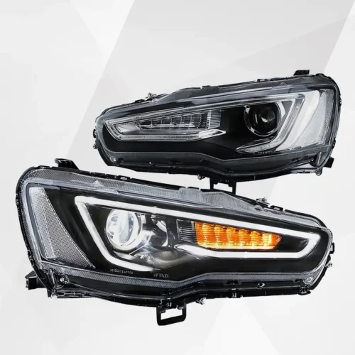 Mitsubishi Lancer Evo X 2008-2017 Vland Dual Beam Projector Headlights