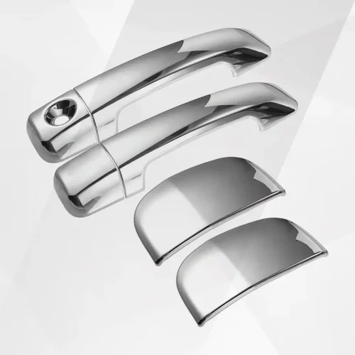 Toyota Tundra 2007-2021 Door Handle Cover Kit Silver Half Cabin