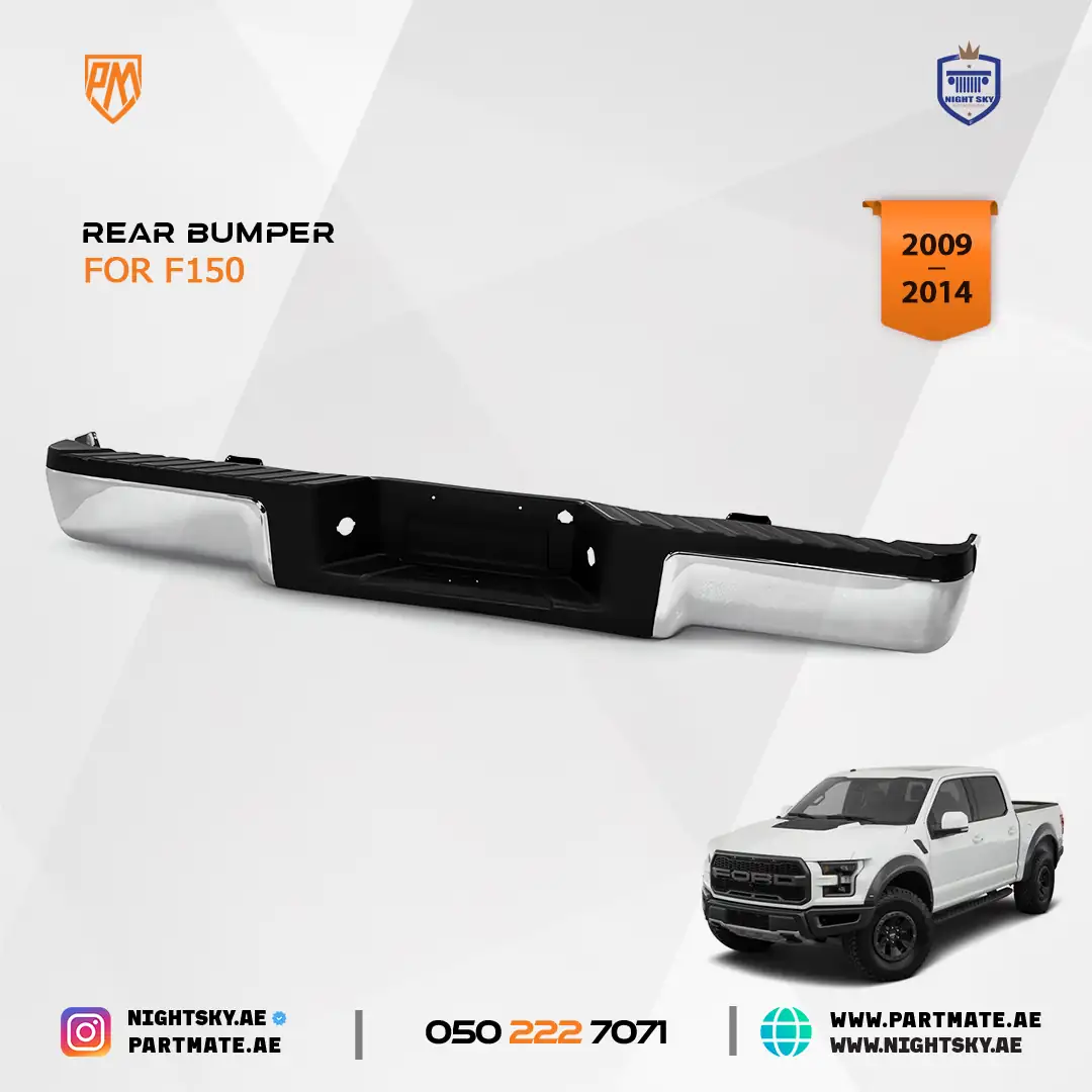 Ford F-150 2009-2014 Rear Bumper Standard Styleside Bed - Image 2