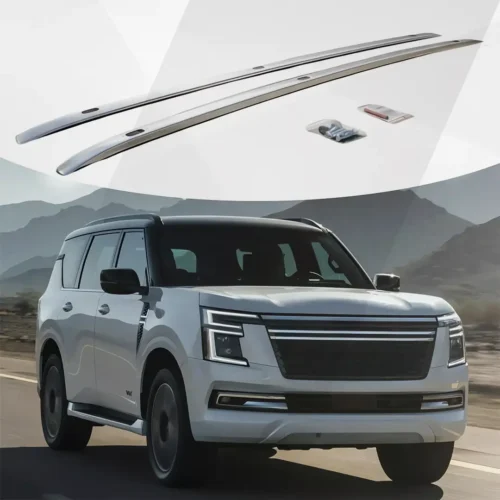 Nissan Patrol Armada Y63 Aluminum Roof Rail Rack Black 2025-2026