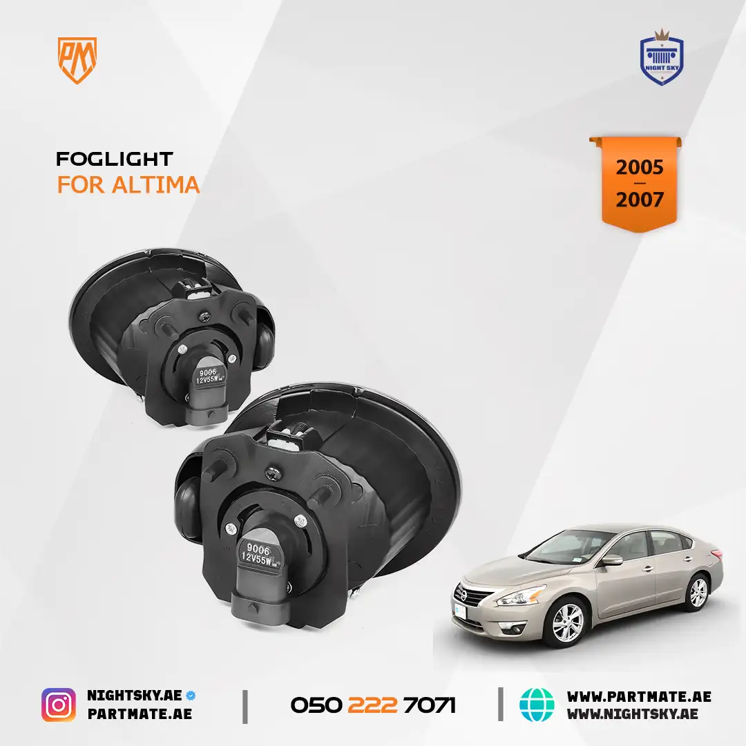 Nissan Altima Fog Light Kit Clear Lens 2005-2007 - Image 3